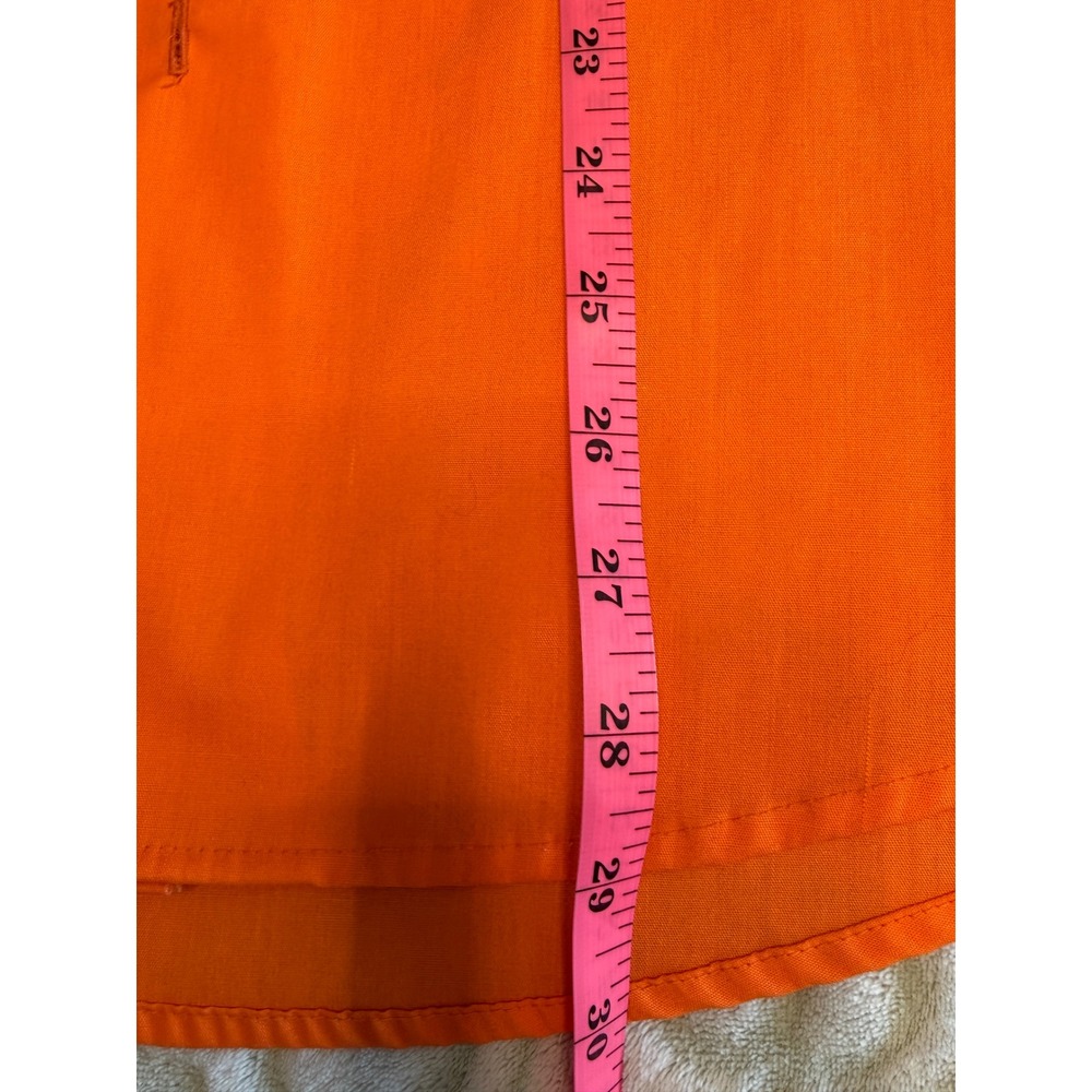 Vintage 80s Caltrans Safety Orange Work Shirt Utility Heritage Workwear USA - Picture 8 of 12